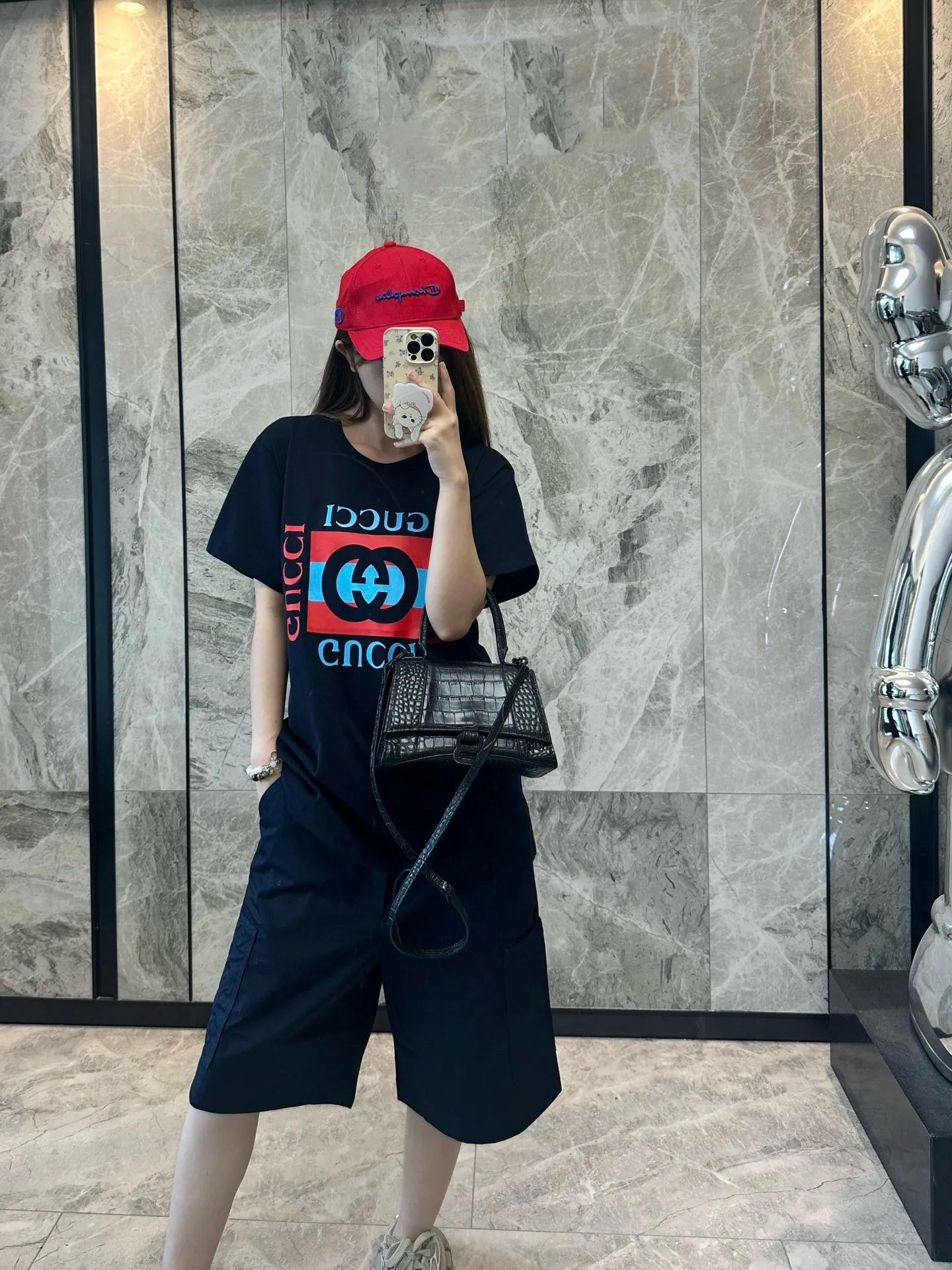 Louis Vuitton/Louis Vuitton 25ss pocket presbyopic embossed cargo shorts